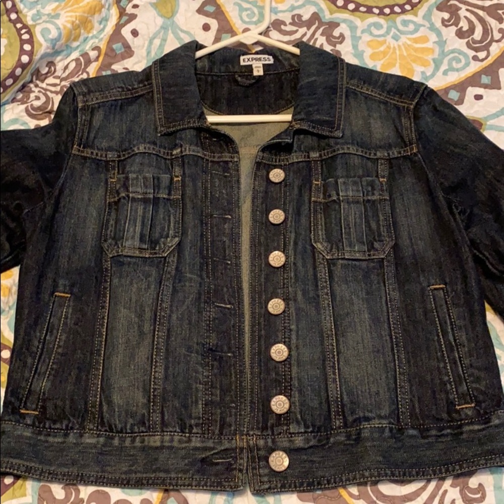 Express Crop Jean Jacket